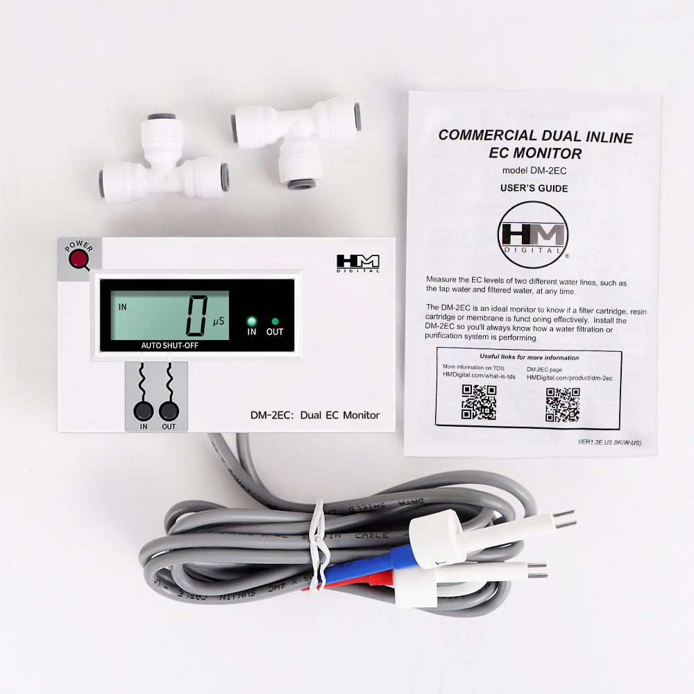 Ec Meter Digital - Digitaler Wasserqualitätstester Dual Probe Online TDS