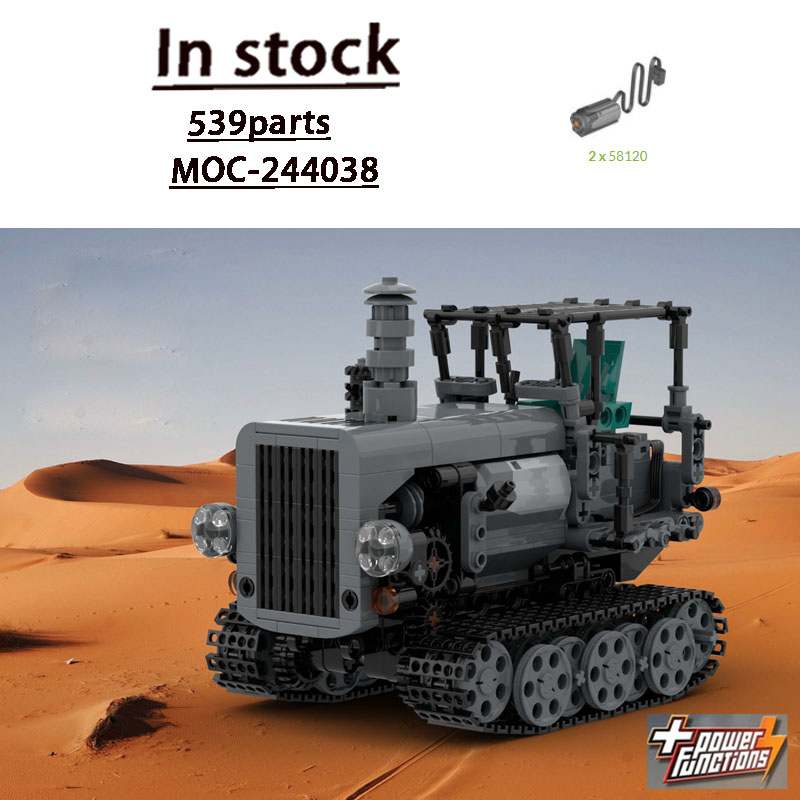 Urban Farming Building - MOC-244038 Urban Retro Landwirtschaftlicher Traktor Baustein-Modell