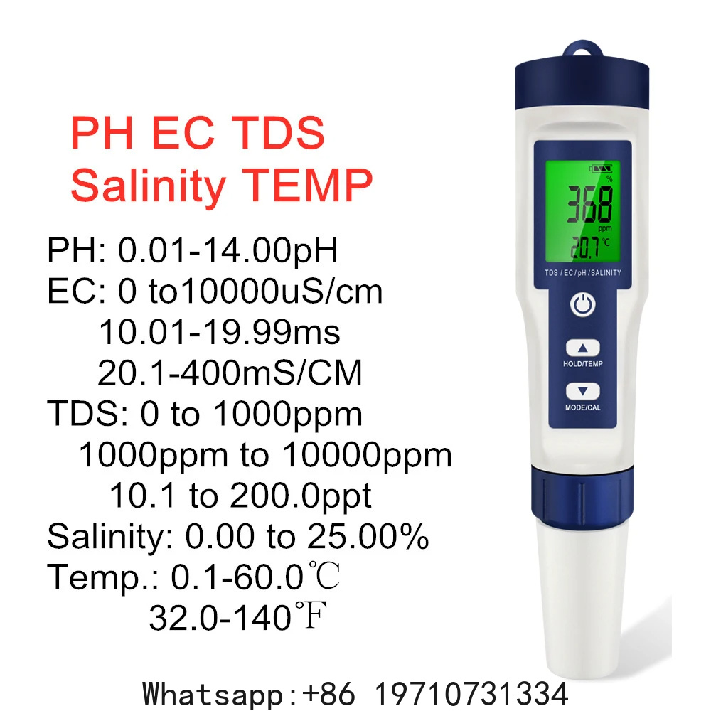5-in-1-Digital-PH-Meter, TDS-E – Ec Meter Digital Bewertung und Preis