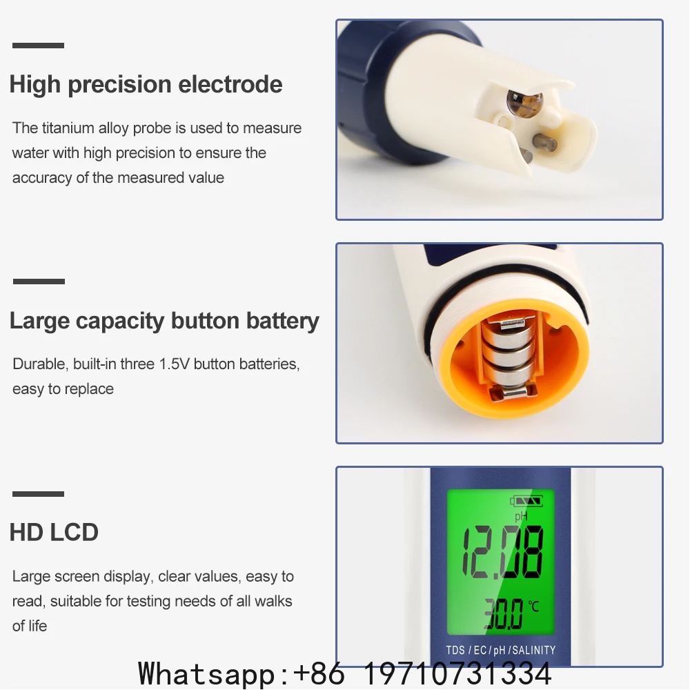 5-in-1-Digital-PH-Meter, TDS-E – Ec Meter Digital Bewertung und Preis