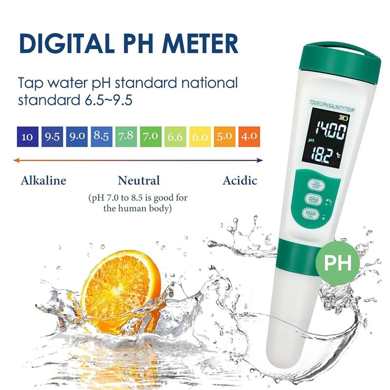 AT02-5 In1 Digitales PH-Messge – Ec Meter Digital Bewertung und Preis