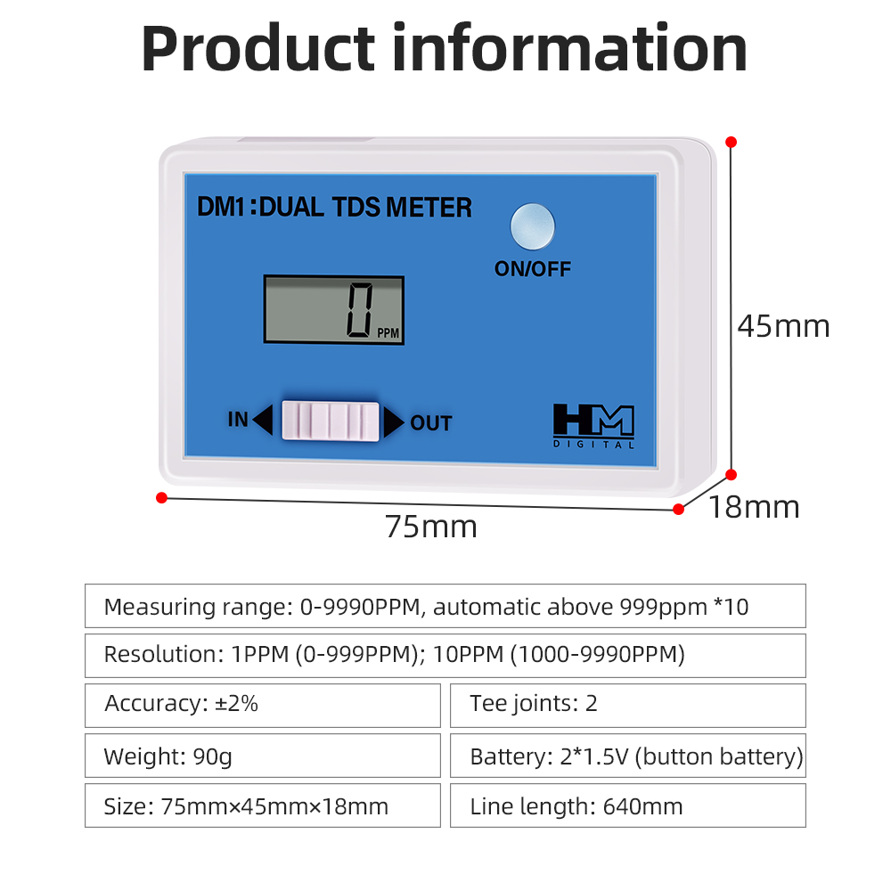 Digitaler Wasserqualitätsteste – Ec Meter Digital Bewertung und Preis