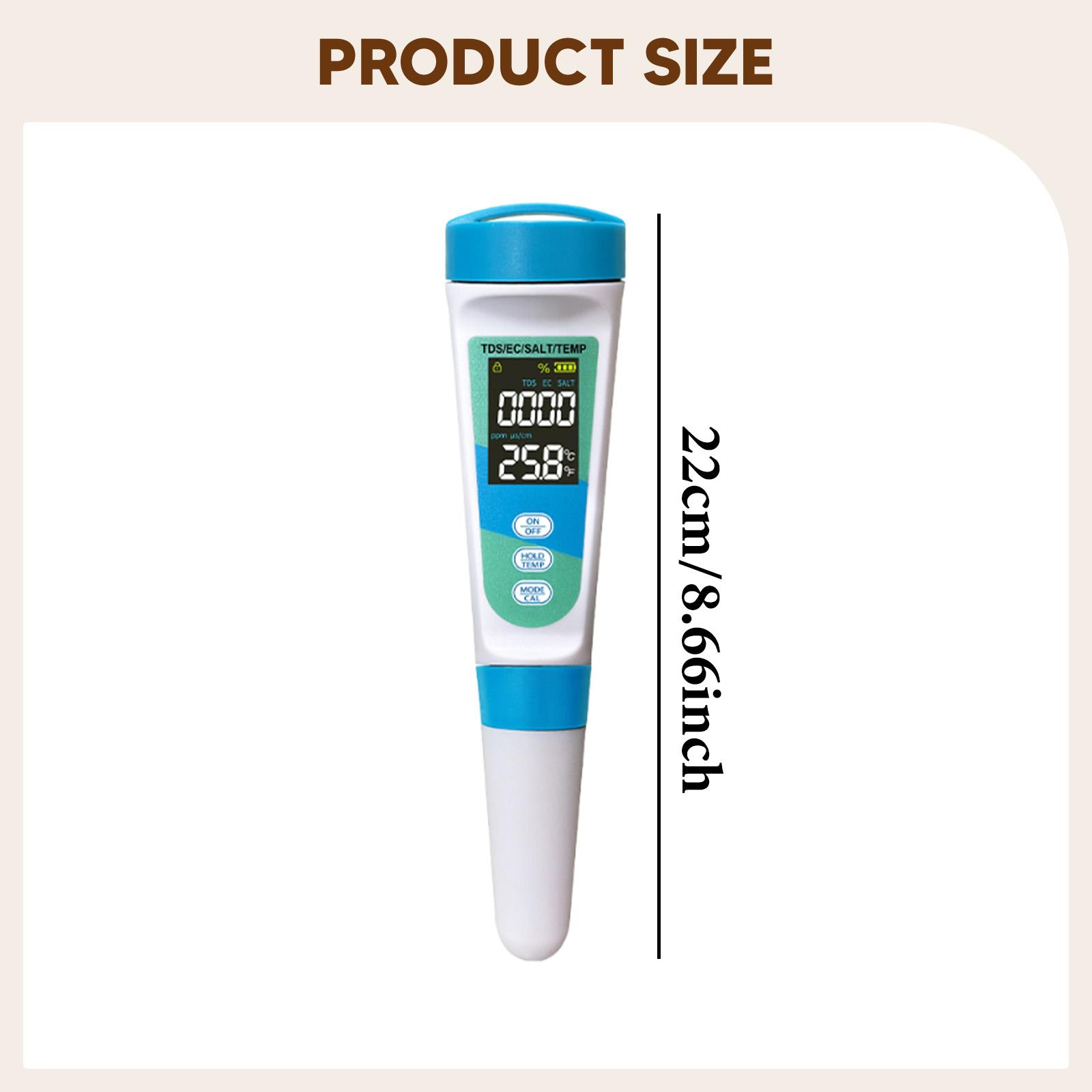 4-in-1 EC TDS SALZ Temperaturm – Ec Meter Digital Bewertung und Preis