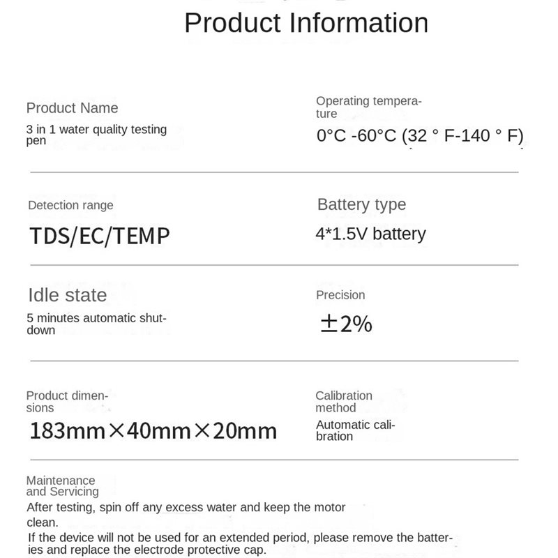 [B17B!】 Tragbarer Wassertestst – Ec Meter Digital Bewertung und Preis
